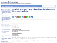 Tablet Screenshot of agama-islam.com